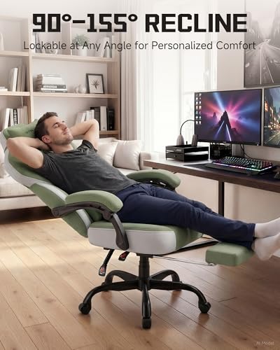 Image of GTPLAYER Gaming Chair for Adults, Ergonomic High Back Chair with Footrest