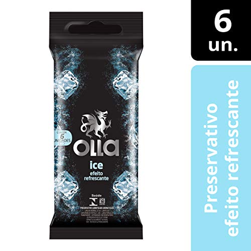 Olla Preservativo Camisinha Ice - 6 Unidades 6Un Pacote De 6