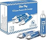 Blue Flag 12-Gram CO2 Cartridges for Pellet Guns, BB Guns and Airsoft Guns, Bb2 Pack
