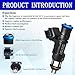 SeyPon Fuel Injectors Fits For Ford: Ranger 2005-2011 / Mustang 2005-2010 / Explorer (& Sport Trac) 2006-2010, For Mercury: Mountaineer 2006-2010, V6 4.0L Gas, Replace # 0280158055(6 Pcs)