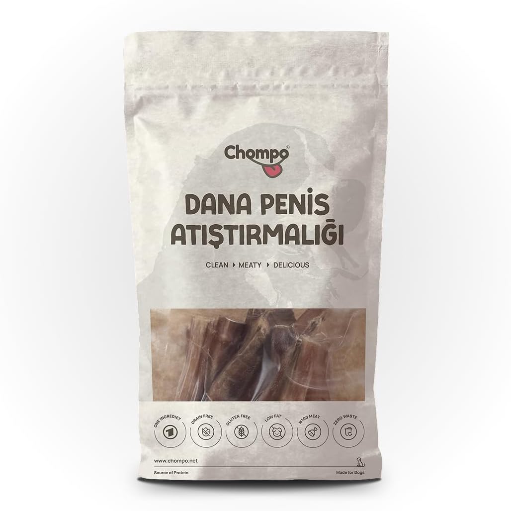 Chompo Dana Penis Atıştırmalığı 100% Doğal Katkısız Köpek Ödül Maması 100 Gr