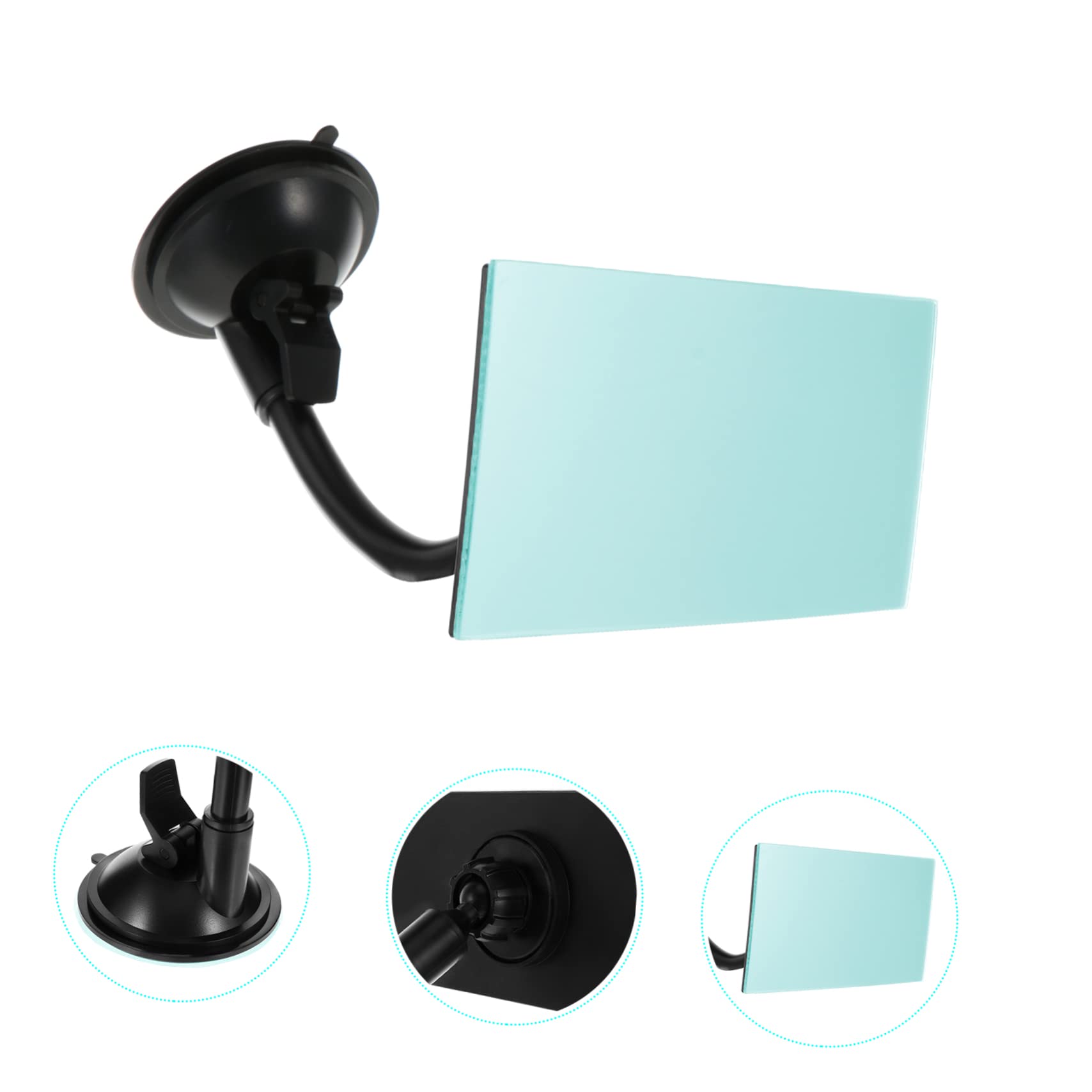 Yardwe 3 Pièces Miroir de Sécurité Garçon Fille pour Voiture Rétroviseur Intérieur Ajustable Angle Mort Accessoire Pratique et Durable pour Voitures et Familles