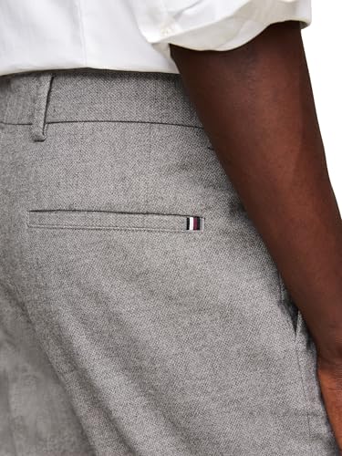 Tommy Hilfiger Herren Stoffhose Anzughose, Grau (Medium Grey Heather), 28W/32L – Ansicht 3