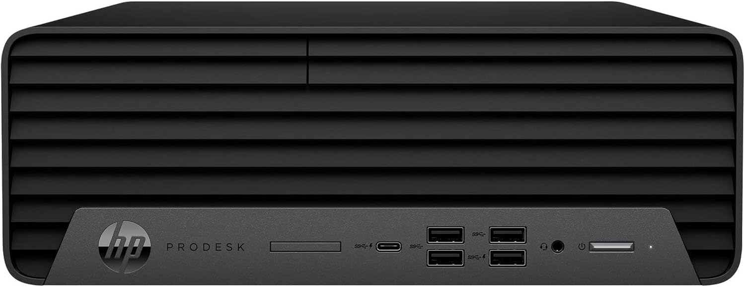 HP ProDesk 600 G6 Small Desktop Computer, Intel Core i5-10500, 16 GB RAM, 512 GB SSD, WiFi, Bluetooth, US QWERTY Keyboard, Windows 11 Pro (ricondizionato)