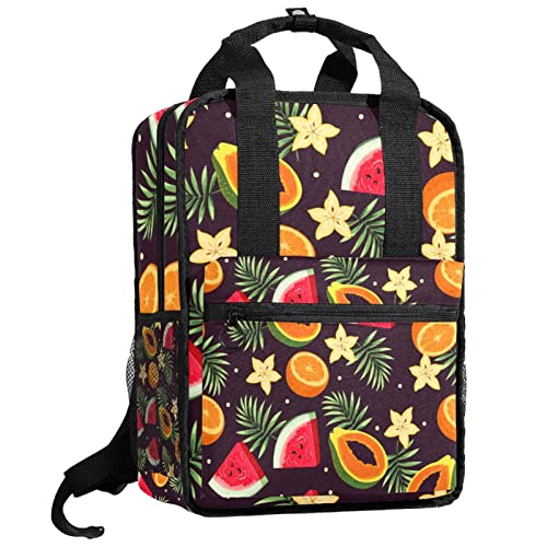 Sac à dos pour garçons avec motif perroquet et bretelles réglables