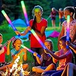 68 Pack led foam glow sticks bulk,wedding glow sticks for reception props，white light-up sticks for adults wedding，light up foam sticks，party light sticks pack,light sticks for parties bulk. - Image 4