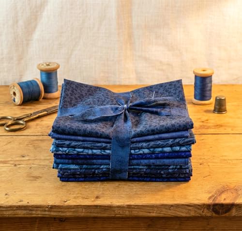Dark Blue Fat Quarter Bundle