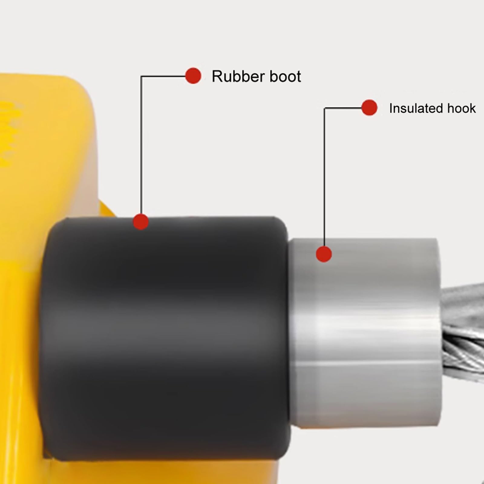 Equilibrador de Resorte, equilibrador de Carga Multifuncional, Gran Capacidad de Carga, Herramienta retráctil Colgante Ajustable, para línea de Montaje, Herramientas Colgantes y (3-5 kg