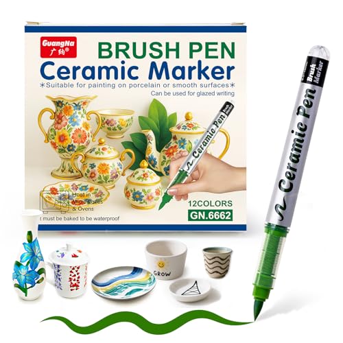 With Brush Tips, Suitable For Fabric, Stone, Ceramics, Glass