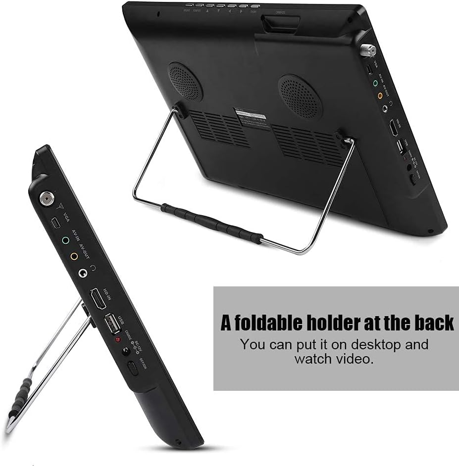Bеѕt Dеаl Chеар 🛒 14Inch Portabel ATSC Digital Television 1080P HD HDMI Video Player Support USB Port,SD/MMC Card,U Disk,MKV, MOV, AVI, WMV, MP4, FLV, MPEG1-4, RMVB, 1080P Video MP3 for Outdoor, Home, Car,Bathroom