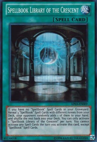 YU-GI-OH! - Biblioteca de Hechizos de la Media Luna (AP03-EN009) - Paquete Astral Booster Three - Edición ilimitada - Super Raro