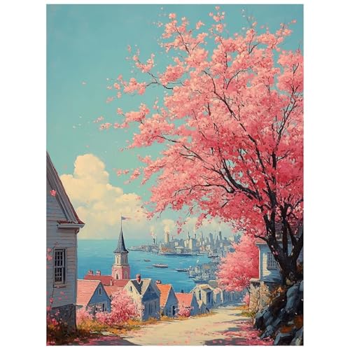 G  hG 60 x 80 CM LoX GZbg  V[r[ G|Lbg ANG̋ Paint by Numbers for Adults G EH[A[g CeA ̂߂ Room Decoration 