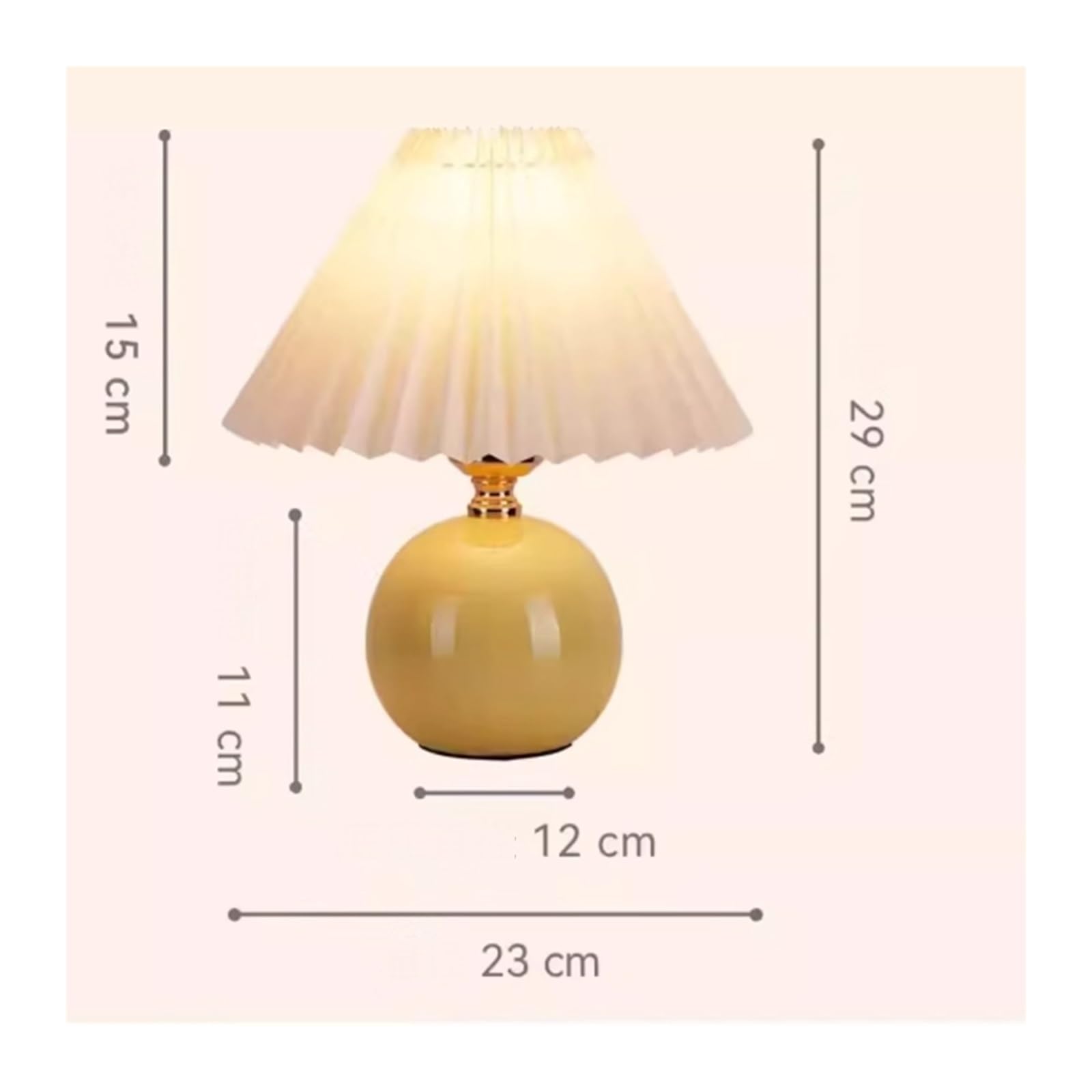 Lampade da comodino Lampada da comodino for camera letto con design in ceramica alla moda Sense Study Atmosphere Piccola luce notturna Dormitorio