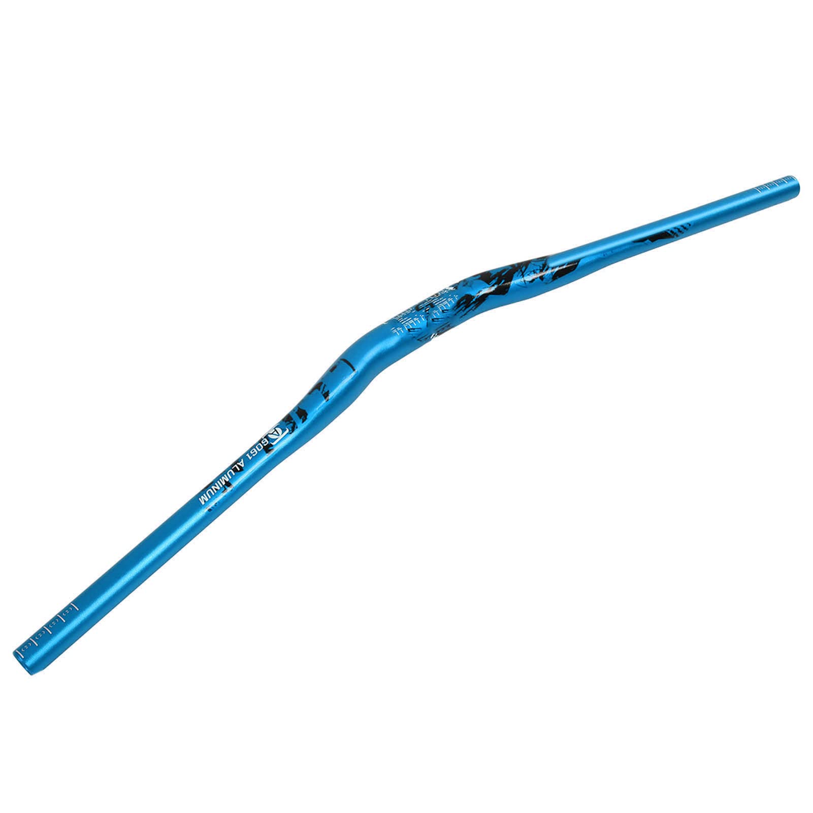 Guidon de Piste de Roue en Alliage D'aluminium Haute Résistance, Longueur de 780 Mm, Conception Ergonomique pour le Vélo de Montagne de Descente (Bleu)