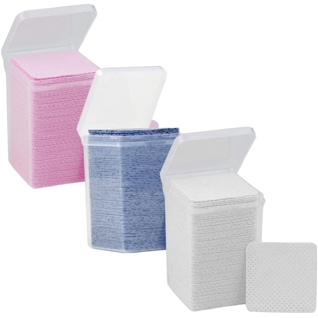 TOVINANNA Glue Residue Remover 200 Sheets/box Eyelash Glue Cleaning Pads Nail Glue Cleaner Professional Beauty Salon Tool