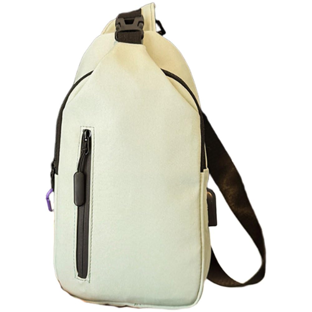 Casiler Multi-functional Small Chest Sling Bag, Casual Crossbody Shoulder Pack for Hiking Travel Shopping Daily Use