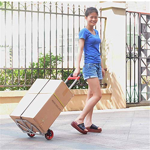 Carrito Plegable Multiusos de Aluminio con 4 Ruedas miniatura 4