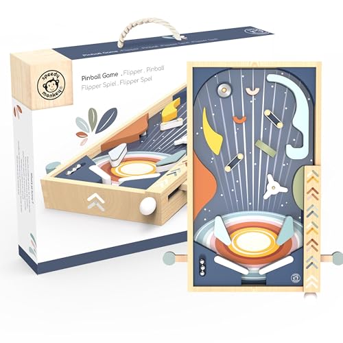 I vostri bambini saranno entusiasti: i giocattoli Speedy Monkey combinano un design moderno con i giocattoli classici e promuovono il gioco fisico, sociale e creativo. Confezionato in una bella confezione regalo. Siamo lieti che tu inizi questa emozionante avventura con Speedy Monkey