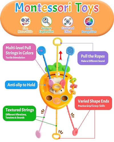 image for Yetonamr Baby Teething Toys, Easter Basket Stuffers for 6-12-18 Months