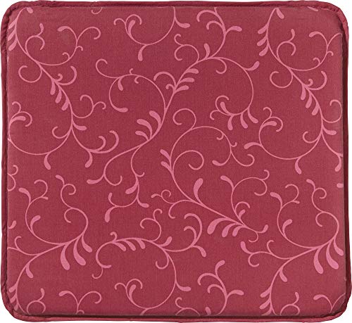 Erwin Müller Stuhlkissen Essen abwaschbar Burgund Größe 38x41 cm