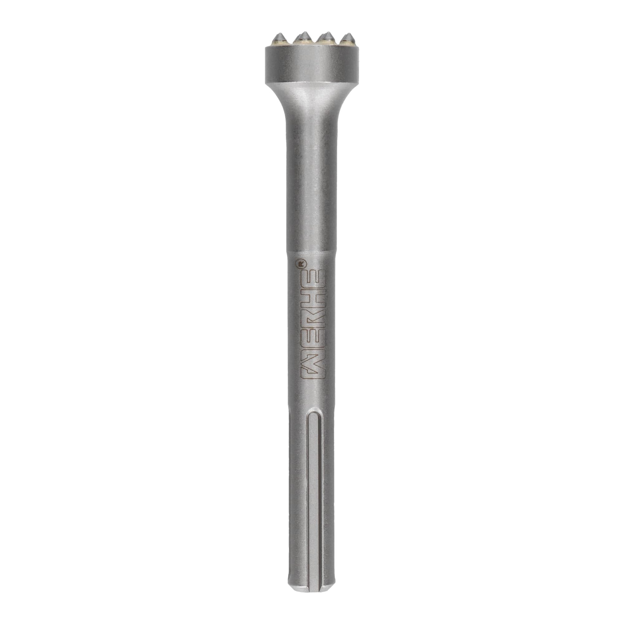 Scalpello a punte WERHE SDS MAX 12 denti, 200 mm – Per la lavorazione di calcestruzzo e pietra