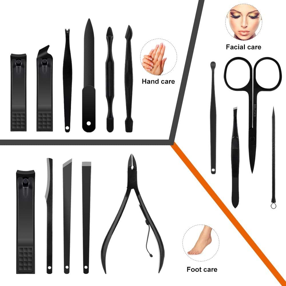 Zestaw do manicure pedicure profesjonalny zestaw do pielęgnacji stóp 1 zestaw obcinacz do paznokci ze stali nierdzewnej trymer zestaw do pielęgnacji uszu zestaw do manicure Pedicure Toe Nail Art Bea