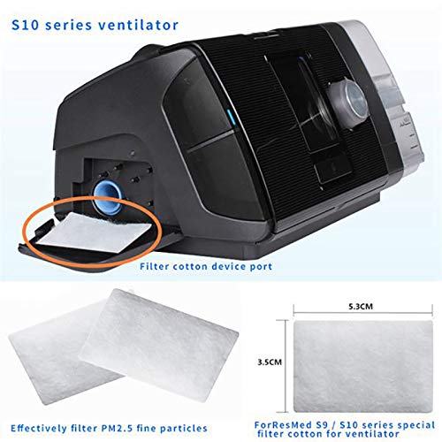 Bayda 30Pcs Filtros de Aire Desechables Universales para ResMed AirSense 10 AirCurve10 S9