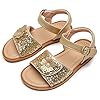 DADAWEN Girls Glitter Sandals Open Toe Cute Flower Soft Princess Flats Dress Sandals Summer Shoes for Toddler Little Kid… DADAWEN Girls Glitter Sandals Open Toe Cute Flower Soft Princess Flats Dress Sandals Summer Shoes for Toddler Little Kid…