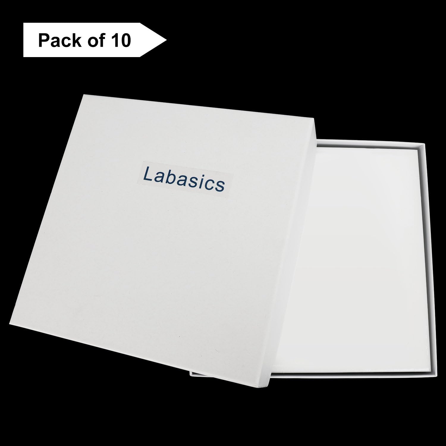Labasics Piastra di Cromatografia su Strato Sottile con Vetro Rinforzato e Gel di Silice 60, 20 x 20 cm Piastra Analitica per Cromatografia su Strato Sottile con Gel di Silice 60 GF254, Pacco da 10