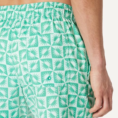 Image of Amazon Essentials Men's 9 inch Swim Trunks with Mesh Lining, Pockets, Drawstring Closure