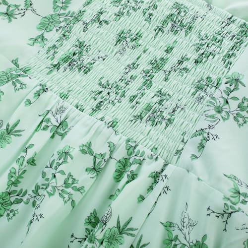 Belle Poque Sun Dresses for Women 2025 Boho Midi Dresses Casual Spaghetti Ruffle Dress Wedding Guest Dresses for Women3