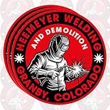 3 Pcs Heemeyer Welding and Demolition Patriotic Killdozer Sticker Radical Welding Welder Decal Waterproof Vinyl Decal for Water Bottles Tumbler Laptop Hard Hat Car Kindle Gifts 3 Inches
