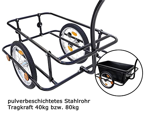 Transportanhänger Red Loon Cargo Fahrradanhänger Lastenanhänger (BAC-409)