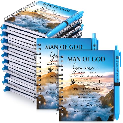 Sabary 20 Sets Fathers Day Gift Bible Verse Notebooks Bulk