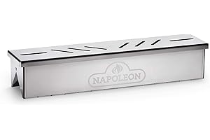 Napoleon Stainless Steel Smoker Box Turn Gas Grill Into Smoker