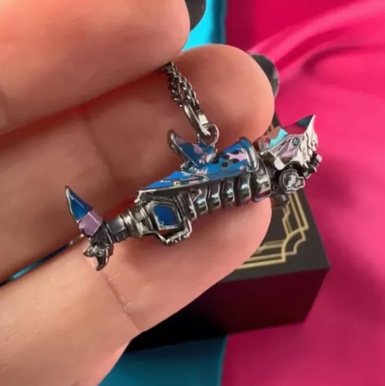 Arcane-Inspired Metal Necklace & Keychain Collection Multiple Design Options for Fans Durable and Stylish L0L Merch3