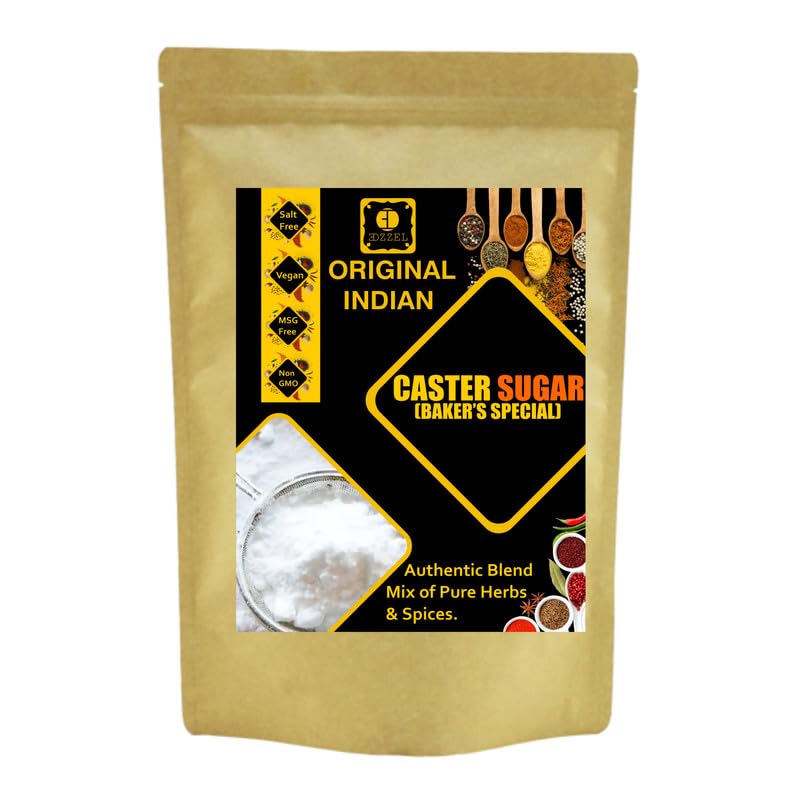 EDZZEL Unique Premium Indian Natural Caster Sugar (Baker’S Special) -100 GRAM (Pack Of 3)