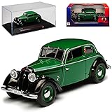 Aus Metall mit Plastikteilen Ixo IFA F8 Limousine 1949 Grün Schwarz 059 1/43 Modell Auto