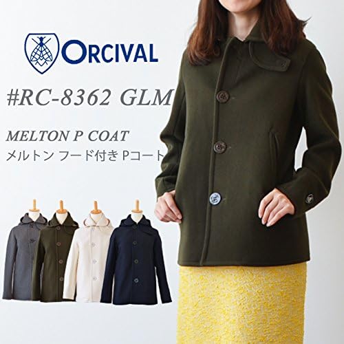 Amazon Orcival Geelong Lamb S Melton Rc 62glm オーチバル オーシバル フランス レディース ラッセル コート ピーコート メルトン Pコート 1 Charcoal コート ジャケット 通販