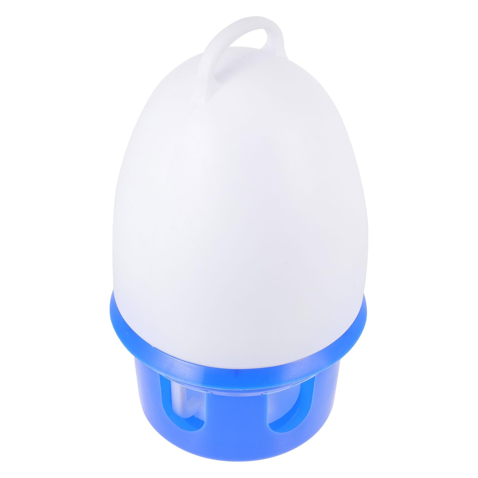 Gadpiparty Beverino Automatico per Uccelli in Pvc Blu, Rotondo e Rimovibile, Abbeveratoio per Piccioni per Decorazione Domestica