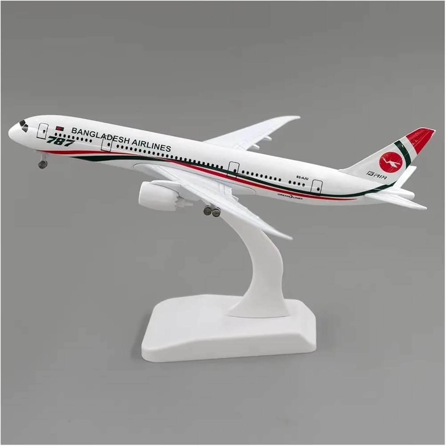 20cm for Bangladesh Boeing B787 Scale Die-cast Aircraft Model with Bracket Toy Collection Display Hobby Playgame Kit
