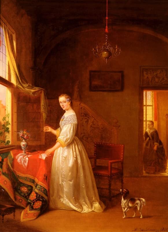 Impression d'art Van Hamme Jetons d'amour affiche sur toile déco 60x90cm
