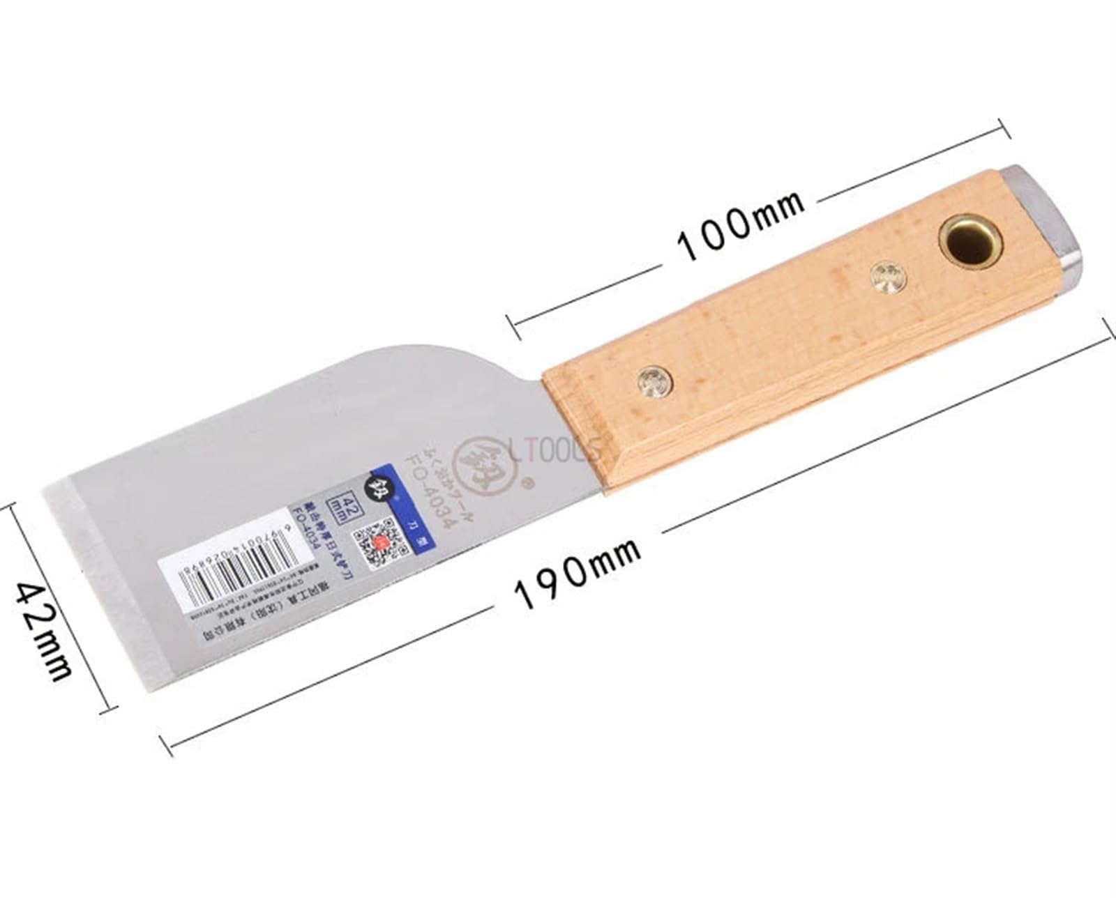 AVIMYA Couteau à Mastic Fukuoka, grattoir Multifonctionnel en Acier Inoxydable, Couteau à écheveau, dissolvant de Peinture, Outil de Peintre, ouvre-Peinture (Color : A)