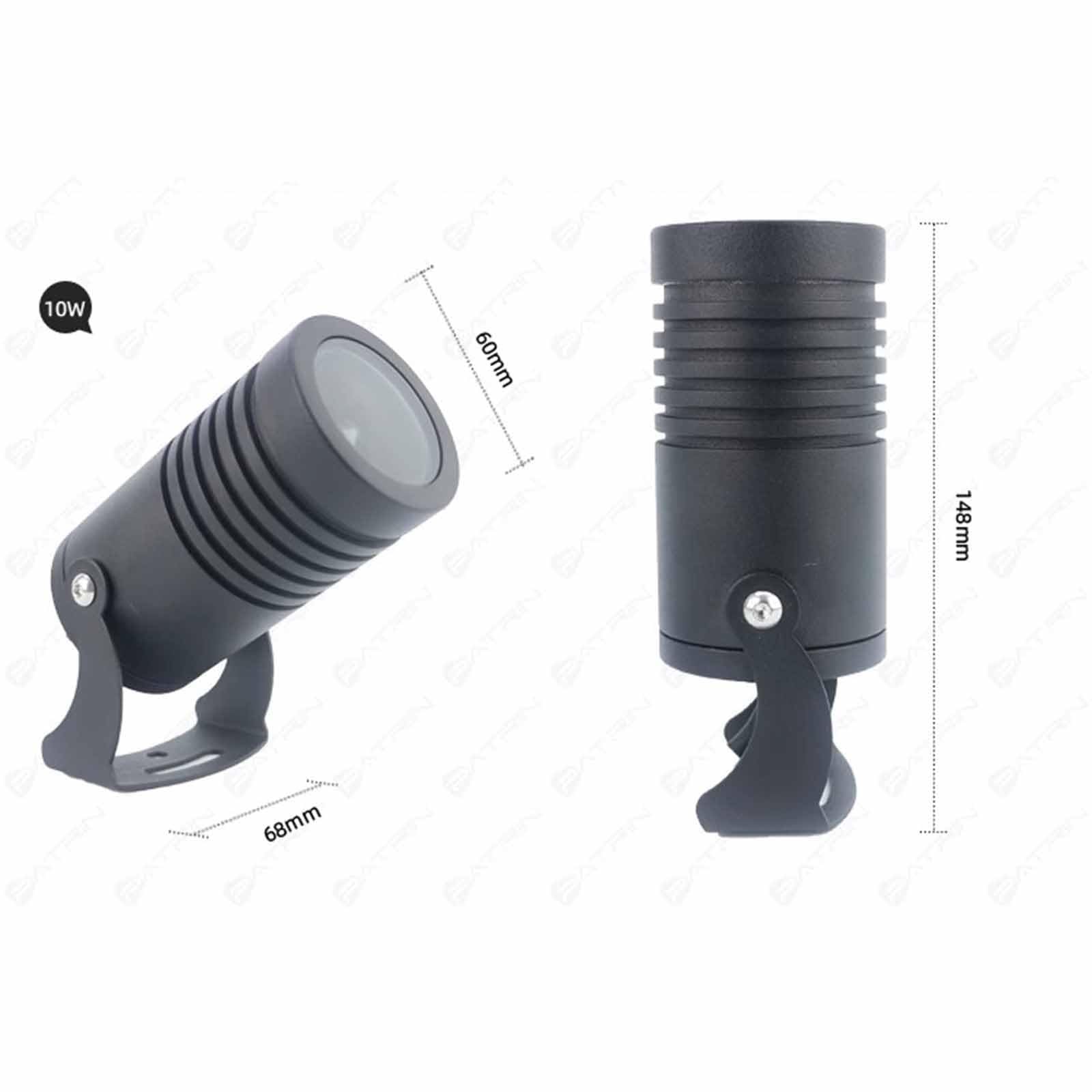 Reflektor podłogowy - Zewnętrzne reflektory LED, wąski reflektor wiązkowy IP67, reflektor wiązkowy LED, zewnętrzny projektor ścienny, reflektor do zdalnego oświetlenia zewnętrznego(ciepły biały 300