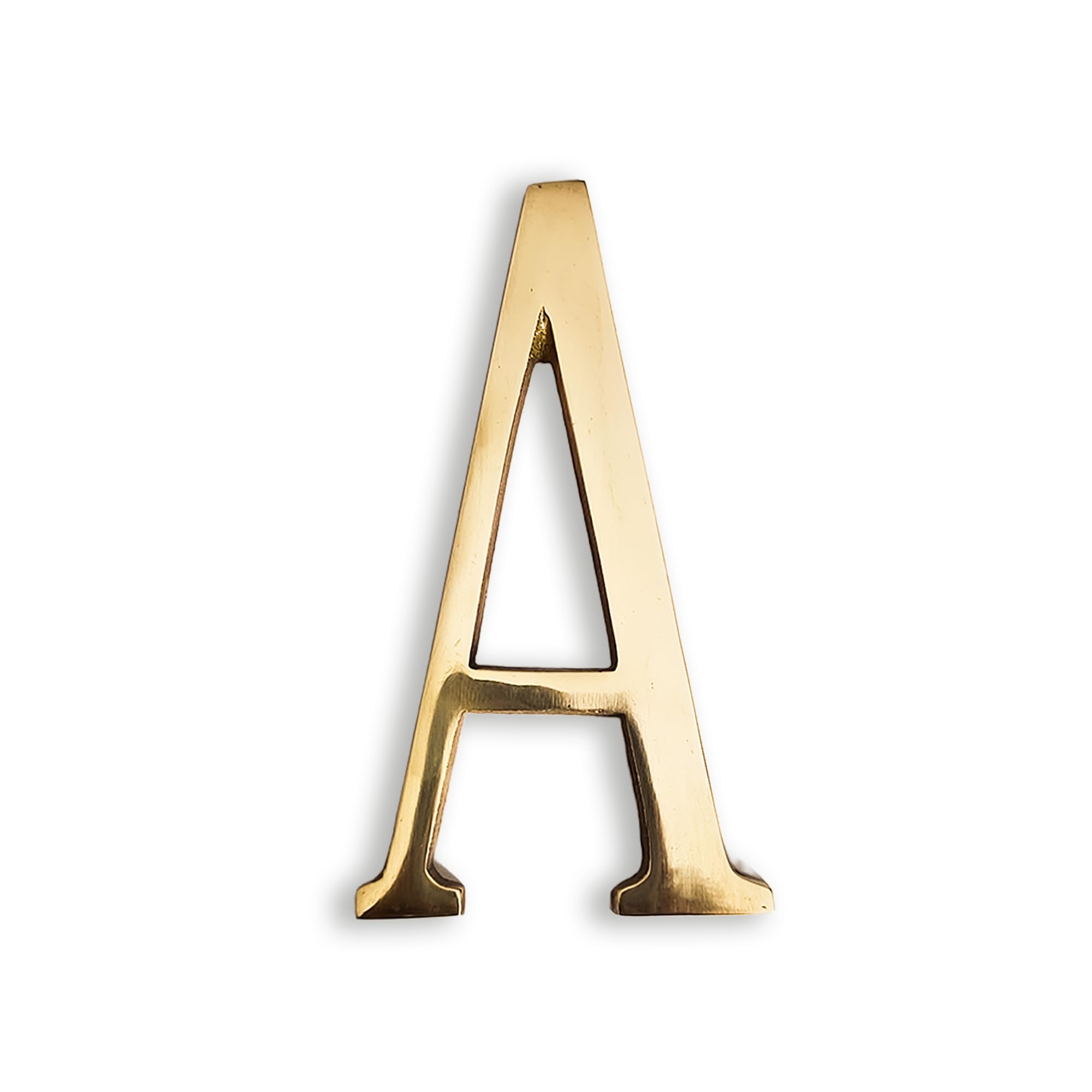 Brass House Hotel Door Letter A House Alphabet Letters Personalised Headings and Home Decor Projects 50 mm (2 inch)-image-19