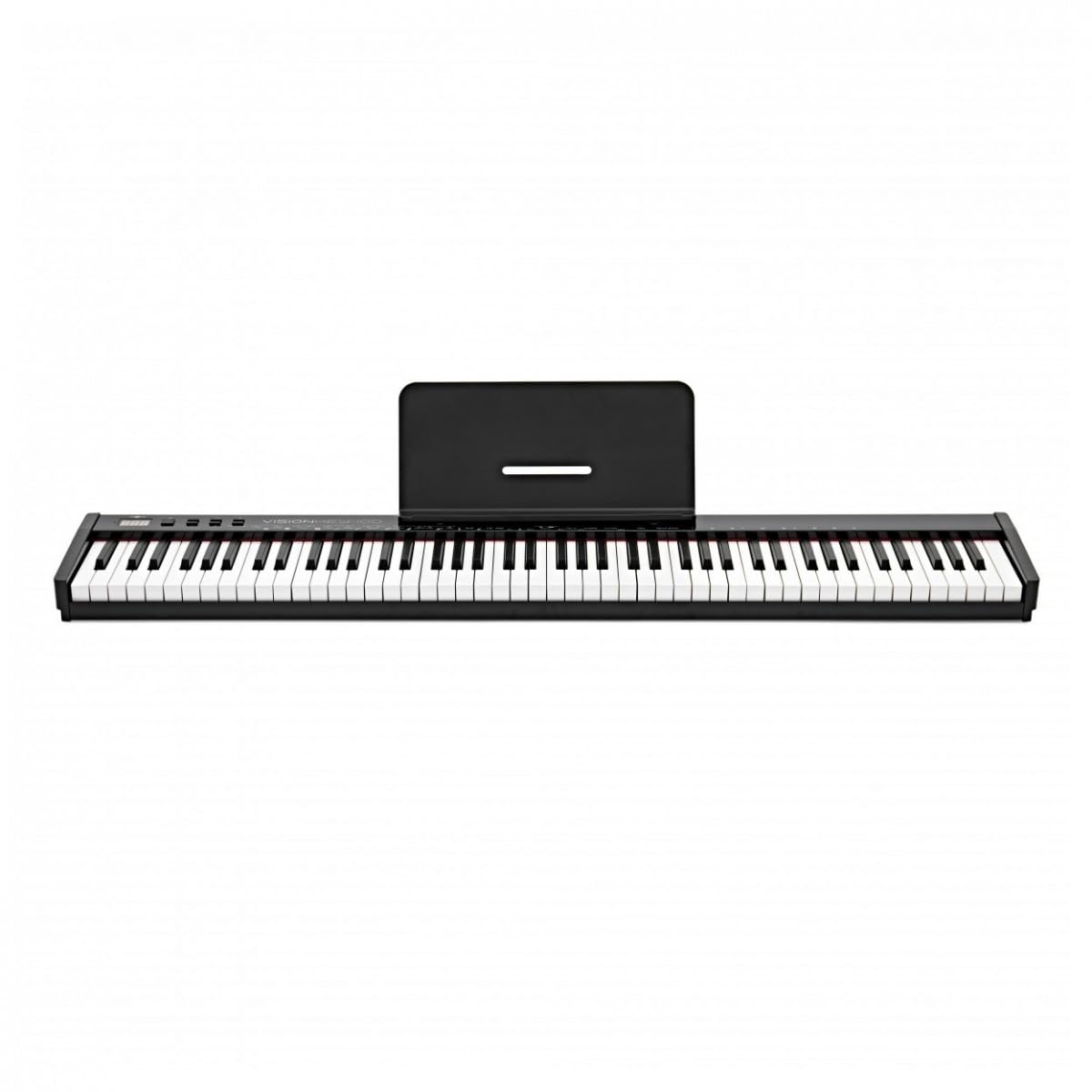 gear4music88 Key Piano Keyboard with Velocity Sensitive Keys Bluetooth Keyboard Piano for Beginners