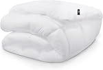 Serta Down Illusion Hypoallergène doux 2 Oreiller de pouce Couche de matelas simple, Reine, Blanc