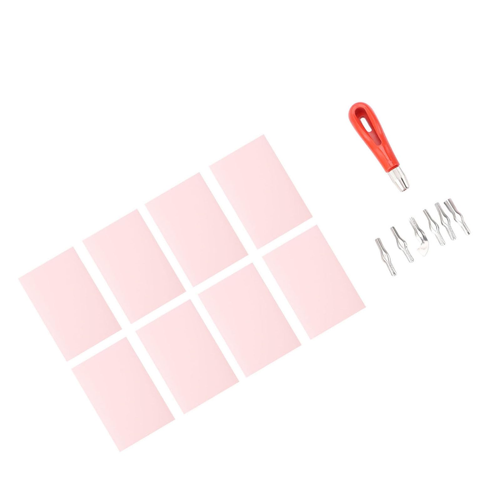 Eujgoov Kit de Tallado de Sellos de Goma, Juego de Bloques de Goma Suave y Herramientas de Tallado para Impresión de Corte de Lino, Ideal para Artistas y Entusiastas de la Artesanía