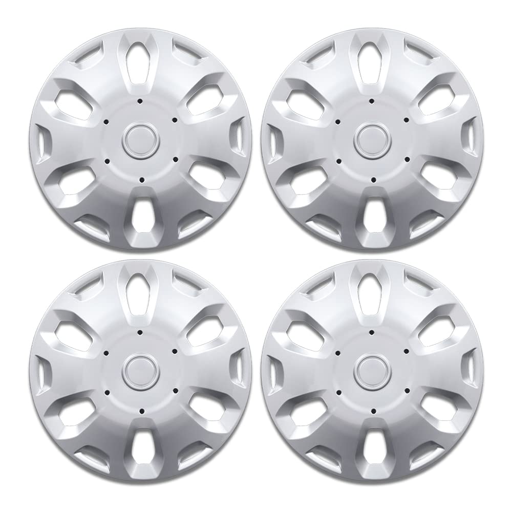 G-PLUS Wheel Covers Hub Caps Full Rim Hubs 15in Compatible with Ford Transit Connect Van 2010 2011 2012 2013 9T1Z1130A, 9T161130AA 4pcs
