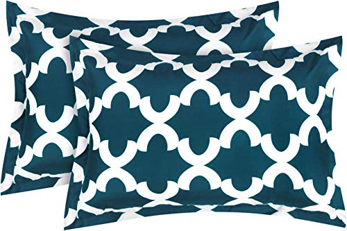 Image of Utopia Bedding Printed Comforter Set (King /Cal King, Teal) with 2 Pillow Shams - Luxurious Brushed Microfiber - Down Alternative Comforter - Soft and Comfortable - Machine Washable